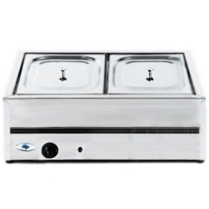 Rechaud De Mesa 2 Cubas Frias 1/2 GN Ibet