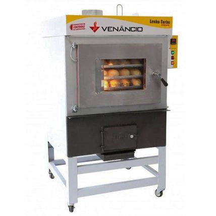 Forno Turbo Lenha Ciclone 5 Esteiras FCLT5 Venâncio