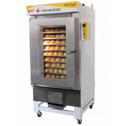 Forno Turbo Lenha Ciclone 10 Esteiras FCLT10 Venâncio