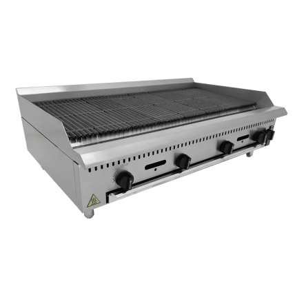 Charbroiler Linha Prime 120cm Borda Anti-respingo Em Aço Inox PCG120 Venâncio