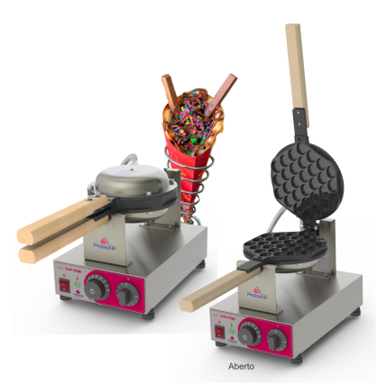 Máquina De Bubble Waffle PRKB-10 Progás 