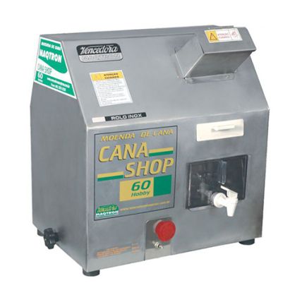 Engenho / Garapeira / Moenda de Cana Shop 60 Rolo Inox Maqtron