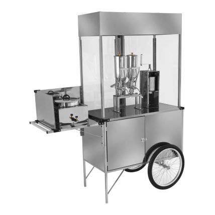 Carrinho De Churros Com Rodas De Bicicleta L 23 P Cefaz