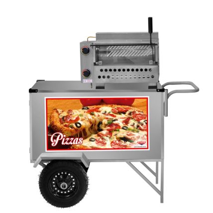 Carrinho Pizza Com Roda Pneumática L30P/GS Cefaz