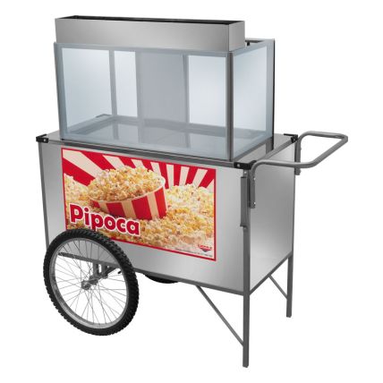 Carrinho De Pipoca Simples Com Rodas De Bicicleta L 32 RB Cefaz