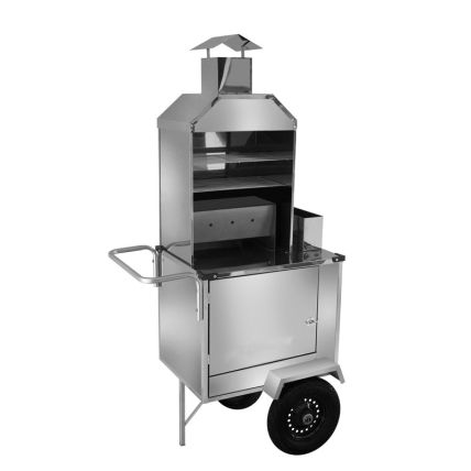Carrinho De Churrasco Simples Com Rodas Maciças Ou Pneumáticas Cefaz