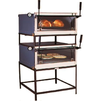 Forno a Gás Duplo Com Pedra Refratária Linha Convencional FPT-400/2 IN Tomasi