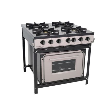 Fogão Bravo 4 Queimadores Com Forno A Gás BR4BF Venâncio 