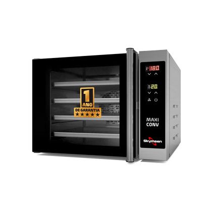 Forno Turbo Elétrico Compacto Com Vapor Com 4 Assadeiras MAXICONV VP Skymsen