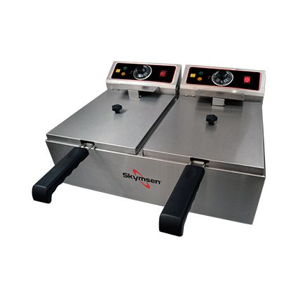 Fritadeira Elétrica 10 Litros Cuba Dupla FED-20-N Skymsen 1
