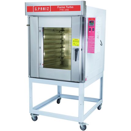 Forno Turbo FTE240 8 Esteiras 240 Pães Trifásico G.Paniz