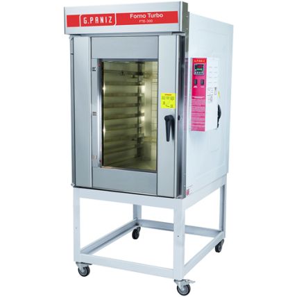 Forno Turbo FTE300 10 Esteiras 300 Pães Trifásico G.Paniz