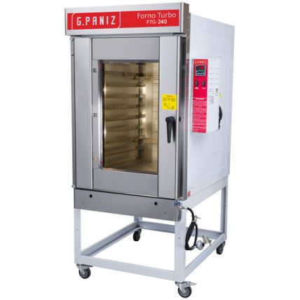 Forno Turbo a Gás FTG240 8 Esteiras 240 Pães Bivolt G.Paniz