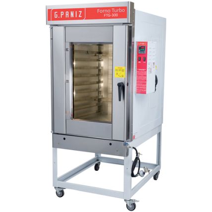 Forno Turbo a Gás FTG300 10 Esteiras 300 Pães Bivolt G.Paniz