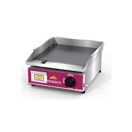 Chapa Bifeteira a Gás BG42 Linha Luxo 1 Queimador 40cm Tedesco