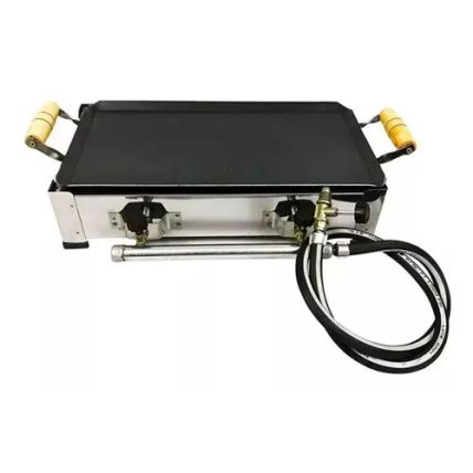 Fogareiro 2 Bocas Aço Inox com Chapa Alta Pressão Big Grill 1