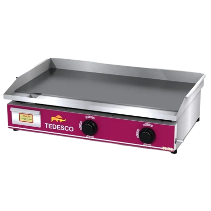Chapa Bifeteira a Gás BG82 Linha Luxo 2 Queimadores 80cm Tedesco