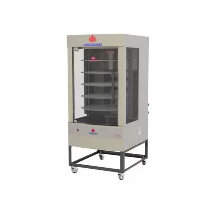 Forno Assador de Frango Giratório a Gás Infravermelho 5 Grelhas PRP-242 G5 Progás