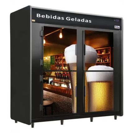 Mini Câmara Para Bebidas 4 Portas RF-057-PLUS Frilux