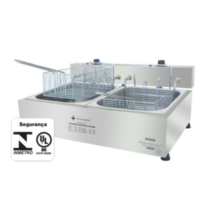 Fritador Óleo Elétrico 2 Cubas SFE212 Venâncio