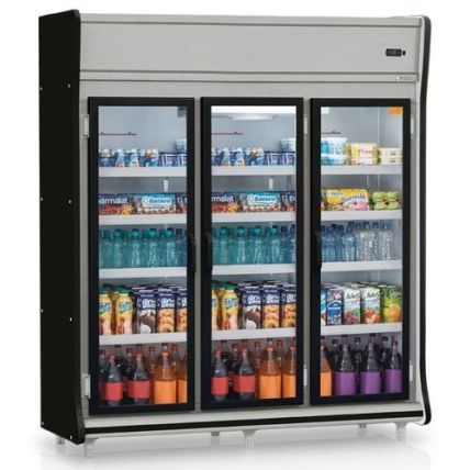 Refrigerador Vertical Pop Gemini 3 Portas GEAS-3P Gelopar