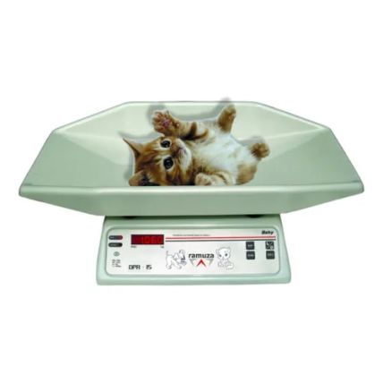 Balança Baby Pet 15 Kg Sem Bateria DPR Cód.6015 Ramuza