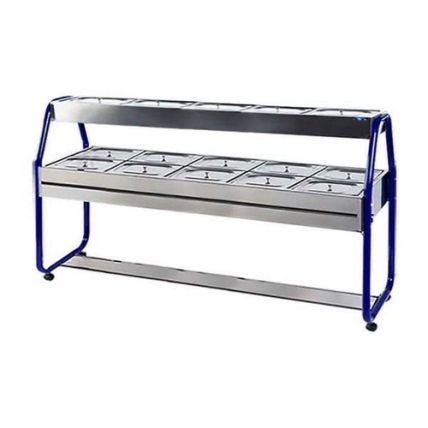 Self Service Cheff Duplo 177Cm 10 Cubas Quentes Ibet