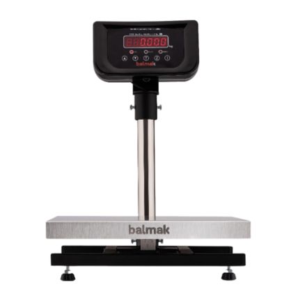 Balança Plataforma 35kg Inox Com Bateria e Com Coluna K-35ICB Balmak