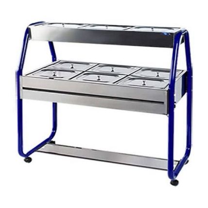 Self Service Cheff Duplo 112Cm 6 Cubas Quentes Ibet