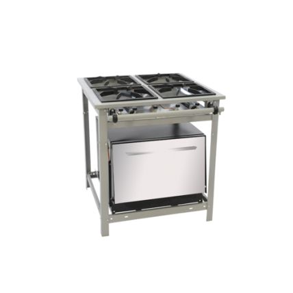 Fogão Vulcão 4 Queimadores Com Forno VAP4 Venâncio