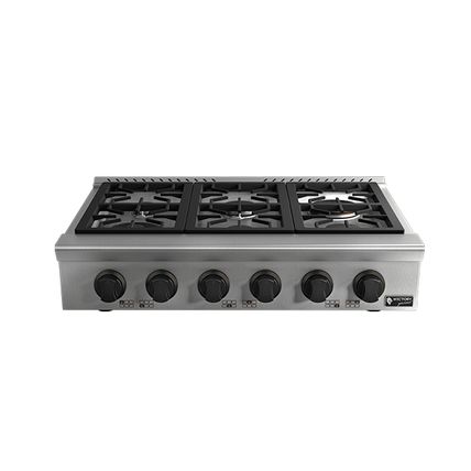 Fogão Gourmet A Gás Range Top 6 Queimadores Wictory