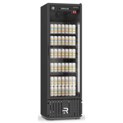 Visa Cooler para Cerveja 400 Litros Porta de Vidro VCCE400PV Black Refrimate