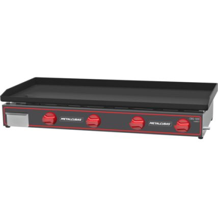 Chapa Bifeteira Compact A Gás CBG-1200C Metalcubas
