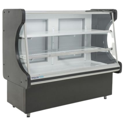Vitrine Estufa Classic 1,25m Vidro Frontal Reto Polofrio