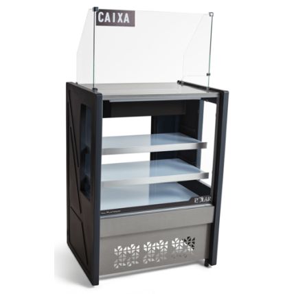 Balcão Expositor Vitrine Caixa 80cm PVCNP 080 Polar
