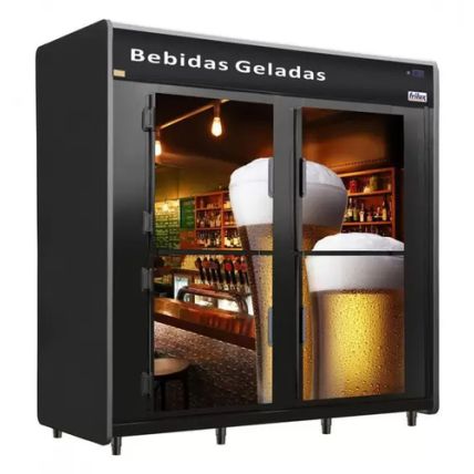 Mini Câmara Para Bebidas 4 Portas RF-055-PLUS Frilux