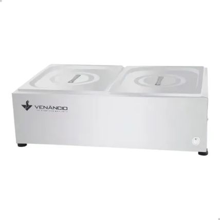 Molheira Salsicheira de 2 Cubas Elétrica M2E Venâncio