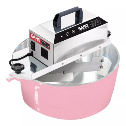 Panela Misturadeira Elétrica 10 Litros Pintura Lisa Rosa PA10R Saro