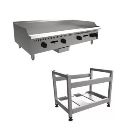 Chapa a Gás Manual Linha Prime com Cavalete 19mm PCM120G-ME Venâncio