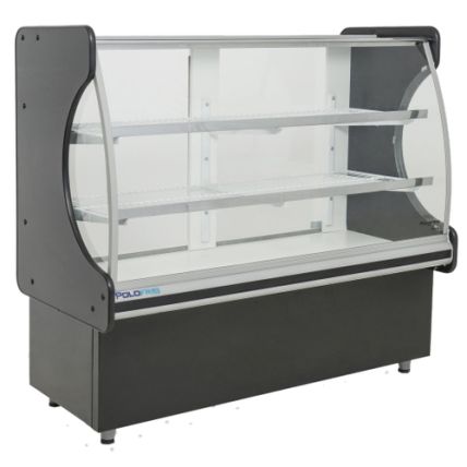 Vitrine Seca Classic 2m Vidro Frontal Curvo Polofrio