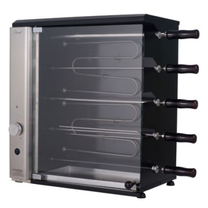 Churrasqueira Elétrica de Bancada Vertical 4 Espetos Stand Titan