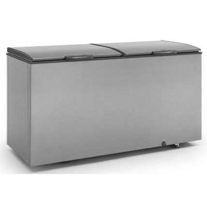 Conservador Horizontal Aço Tipo Inox 2 Portas Cegas GHBS-510 TI Gelopar