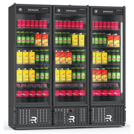 Visa Cooler para Resfriados 3 Portas VCM3P Black Refrimate