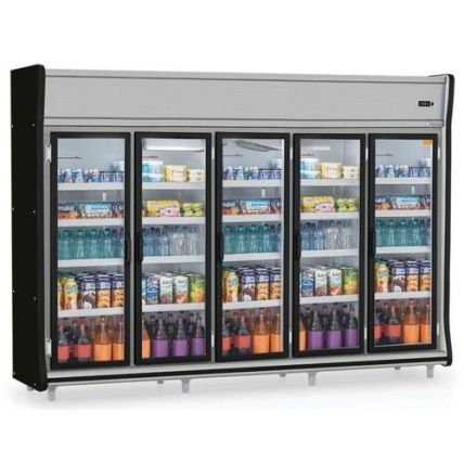 Refrigerador Vertical Pop Gemini 5 Portas GEAS-5P Gelopar