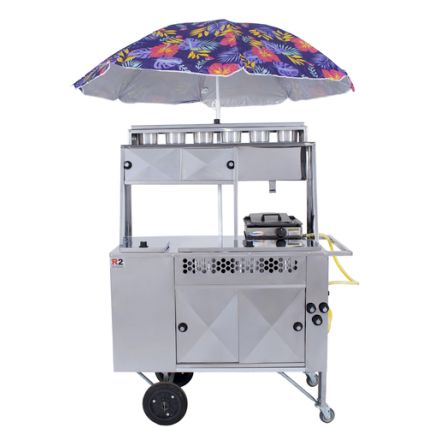 Carrinho 2 em 1 - Hot Dog e Lanche com Caixa Térmica R2