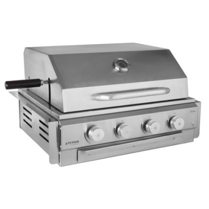 Grill Prime a Gás Modelo Grande de Embutir 4 Queimadores Titan