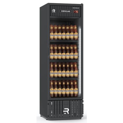 Visa Cooler para Cerveja 570 Litros Porta de Vidro VCCE570PV Black Refrimate