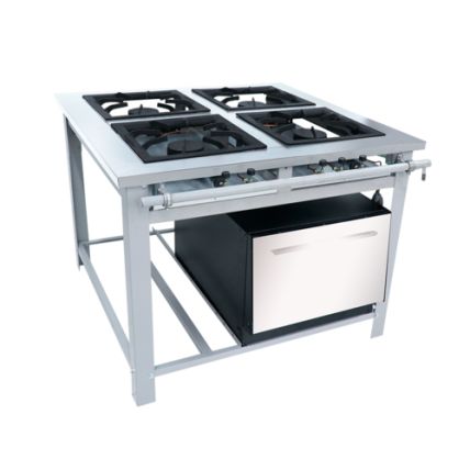 Fogão Maxi 4 Queimadores Com Forno MAP4 Venâncio