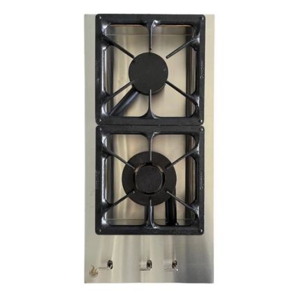Bifeteira De Embutir A Gás Inox Escovado 36x74 Com 3 Queimadores Linha Gourmet Guindani