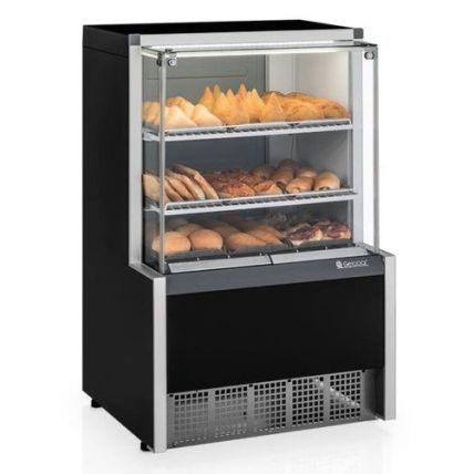 Vitrine Estufa Com Bandejas MEQA-075R Gelopar